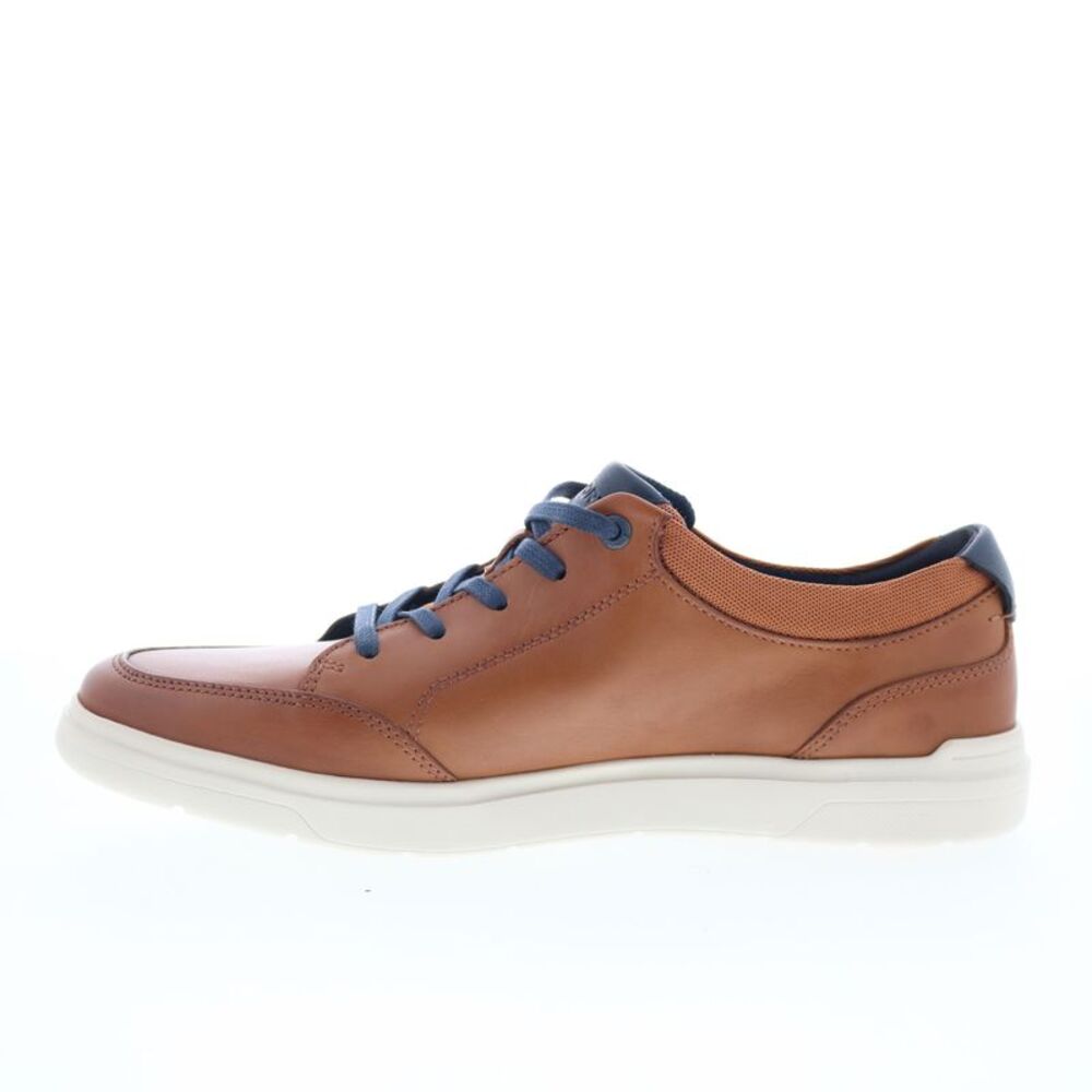 Rockport Mens Total Motion Court Blucher Brown Shoes (NWT) - Picture 5 of 7